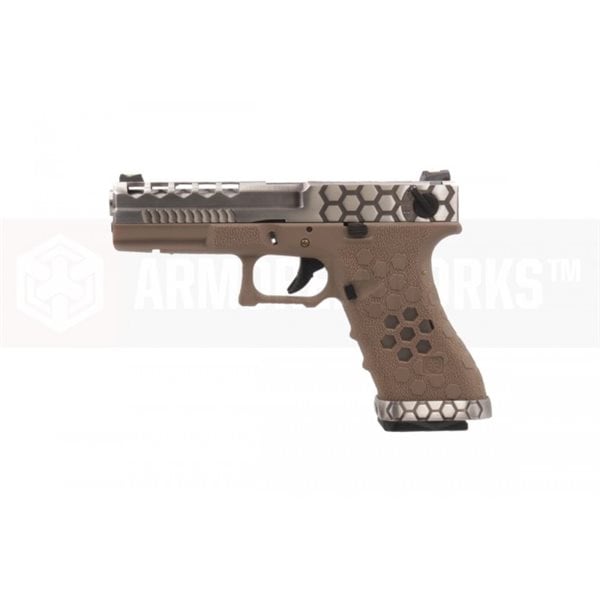 ArmorerWorks Custom AW-VX0210 Hex-Cut �����֥����Хå����� ����С� ���饤�� / �ǥ����ȥ��顼�ե졼��