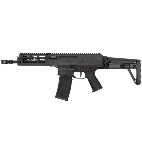 ガスガン ブラックモデルCO-2もマルイ製マガジン使用可 MARUYAMA ISO556 CO2 ガスブローバック ブラック【刻印プレート