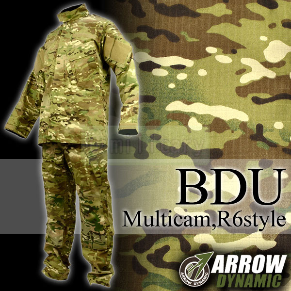 BDU マルチカム ARROW DYNAMIC (アローダイナミック) BDU マルチカム 上下セット
