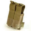 FLYYE MOLLE Double .45 Pistol Magazine Pouch A-TACS
