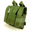 FLYYE MOLLE Double M4 + Quad Pistol Mag Pouch OD