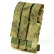 FLYYE Triple MP5 Magazine Pouch A-TACS FG (A-TACS����ver)
