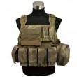 FLYYE MOLLE Style PC Plate Carrier with Pouch set A-TACS