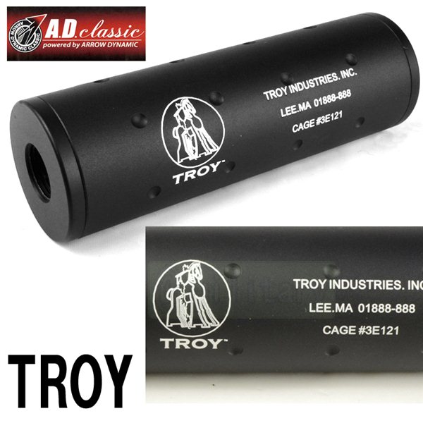 AD Classic 4.25インチ サイレンサーTROY 刻印 | エアガン,ミリタリー