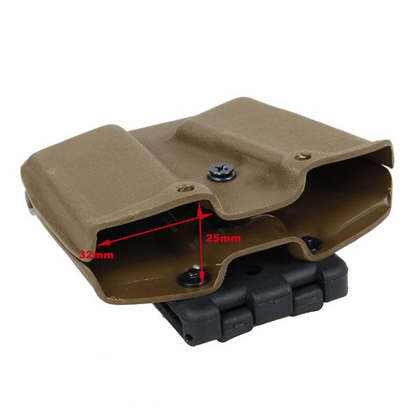 TMC 0305 カイデックス ダブル マガジン ポーチ G17 デザートカラー
