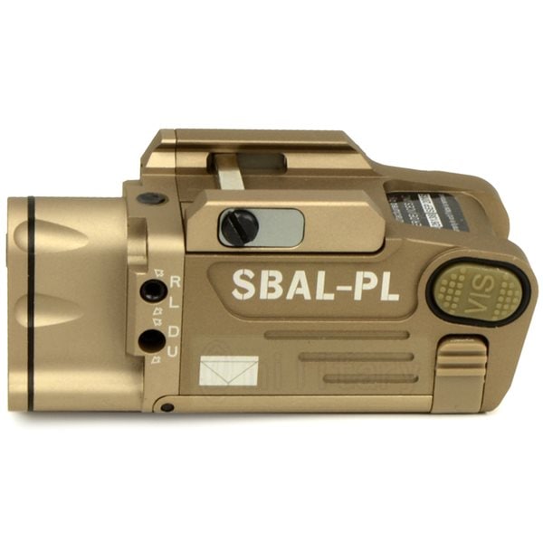 SBAL-PL型ピストルライトDEストロボ機能20mmレイル用新品ダークアース SBAL-PL タイプ ピストルライト DE | エアガン,ミリタリー用品