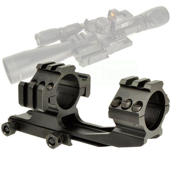 未使用 実物 M16 シースルースコープマウント レール NAES SLONG AIRSOFT アルミCNC トリプルレール スコープマウント VSR-10