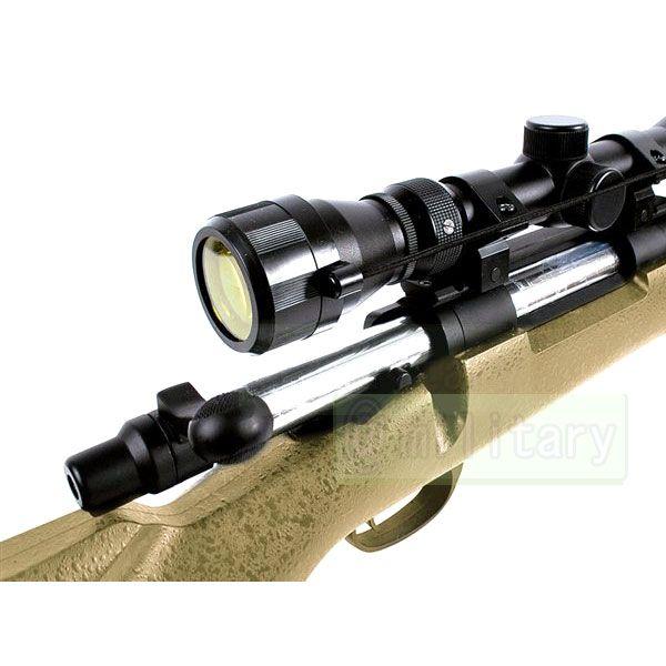 M24　オリーブグリーン エアコッキングガン スコープ・バイポット付き M24 オリーブグリーン エアコッキングガン スコープ・バイポット