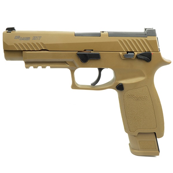 SIG AIR P320 M17 ガスブローバックガン デザートカラー | エアガン