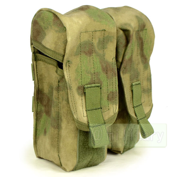 FLYYE タクティカルベスト + マガジンダンプドロップポーチ　A-TACS FLYYE Dual AK Magazine Pouches A-TACS FG (A-TACS森林ver