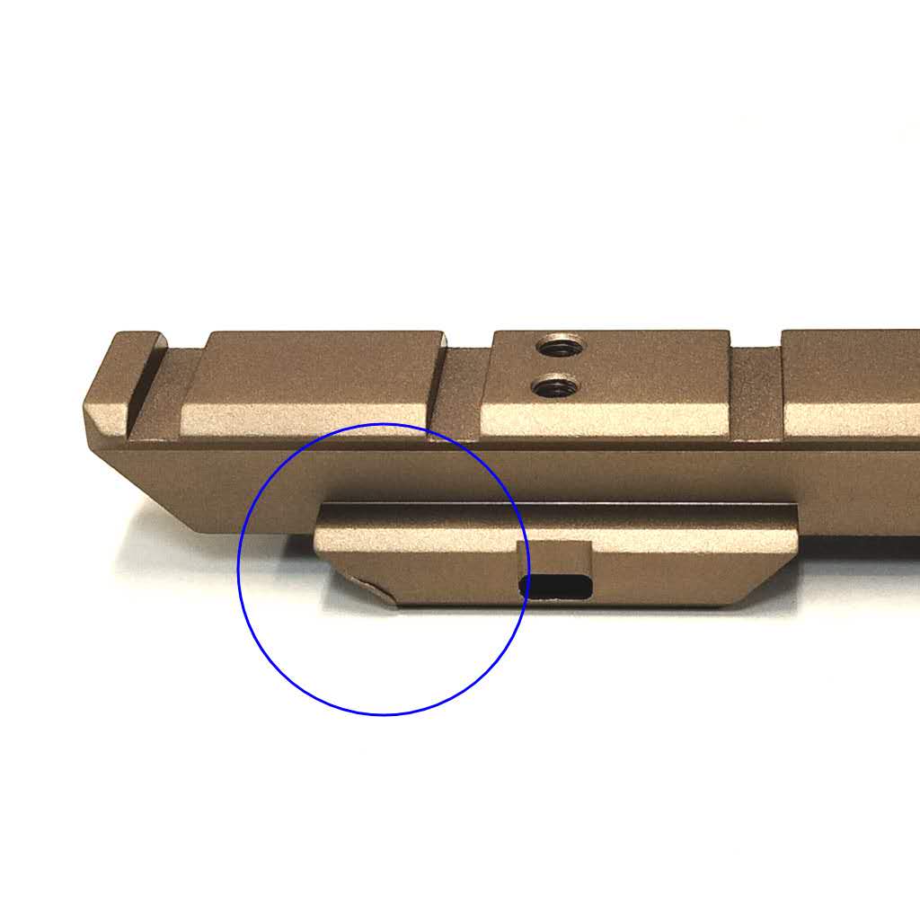特別価格】 SOTAC製 WILCOX タイプ CNC サイド フリップ マウント with