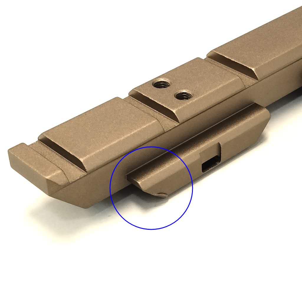 特別価格】 SOTAC製 WILCOX タイプ CNC サイド フリップ マウント with