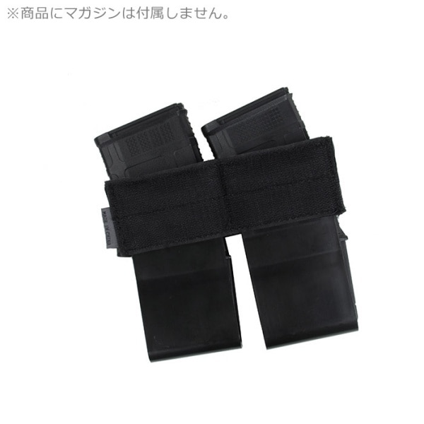 TMC マイクロ 556 ダブル マガジンポーチ インサート ブラック