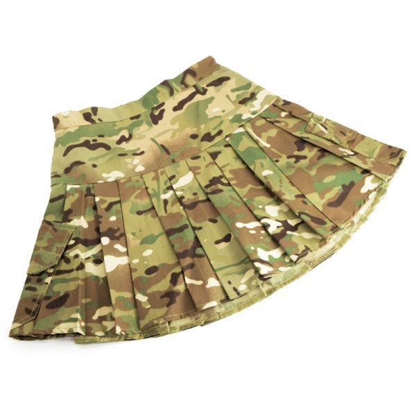 TANGO 迷彩パターン プリーツスカート ミニスカート Multicam