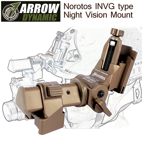 米軍　実物　NOROTOS ノロトス　NVG ナイトビジョンマウント　⑩送料無料 米軍実物 NOROTOS ノロトス RHINO NVG ナイトビジョン マウント