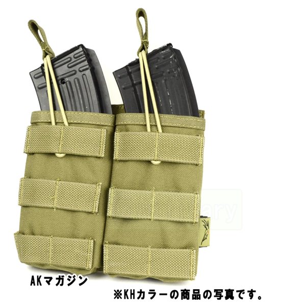 FLYYE Molle EV Universal Double Mag Pouch CB | エアガン,ミリタリー