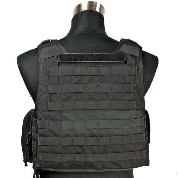 FLYYE MOLLE Style PC Plate Carrier with Pouch set BK