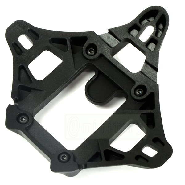 WILCOX タイプ NVG ヘルメットシュラウド ブラック | エアガン