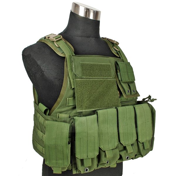 FLYYE MOLLE Style PC Plate Carrier with Pouch set A-TACS FG