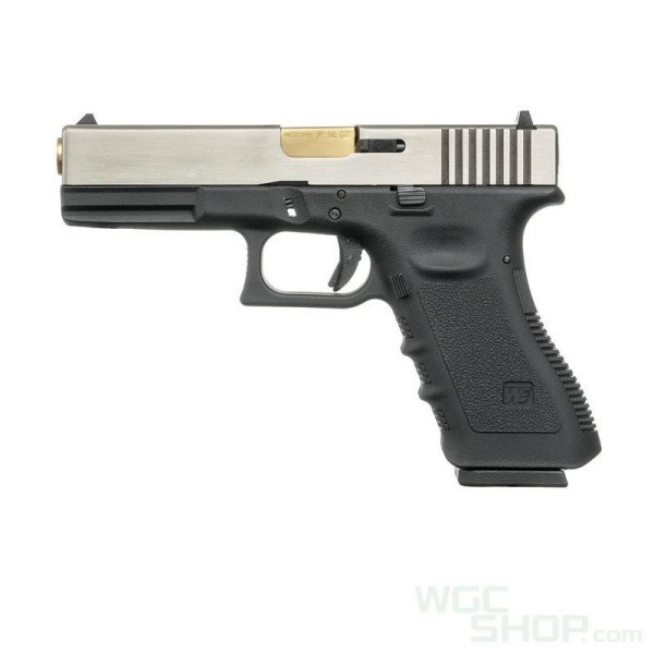 WE-TECH ダブルバレル G17 Gen3 ガスブローバック シルバー | エアガン