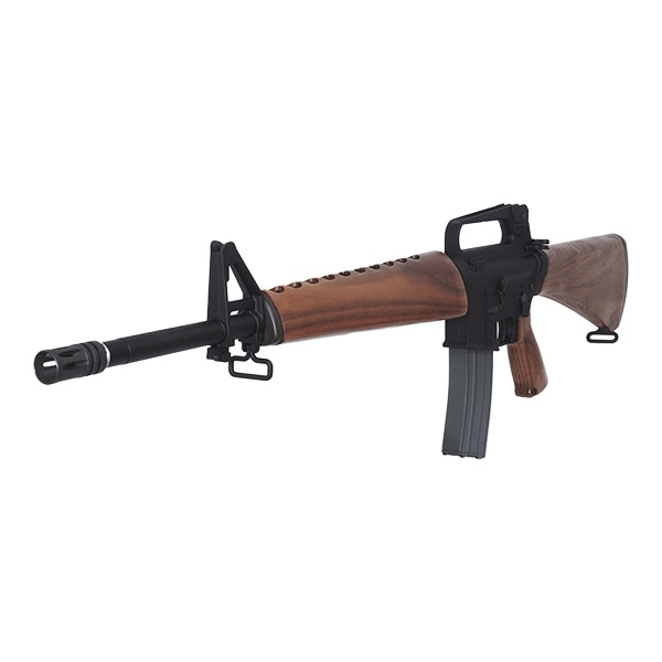 数量限定】SAMURAI CUSTOM COLT M16A2 Walnut Wood V3 ガスブロー