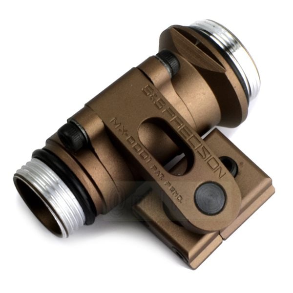 実物新品 S&S M-Ax Ops-Core TAN ライトマウント オプスコア Evolution Gear 製 】 M300V ヘッド対応 S&S M-Ax ライト