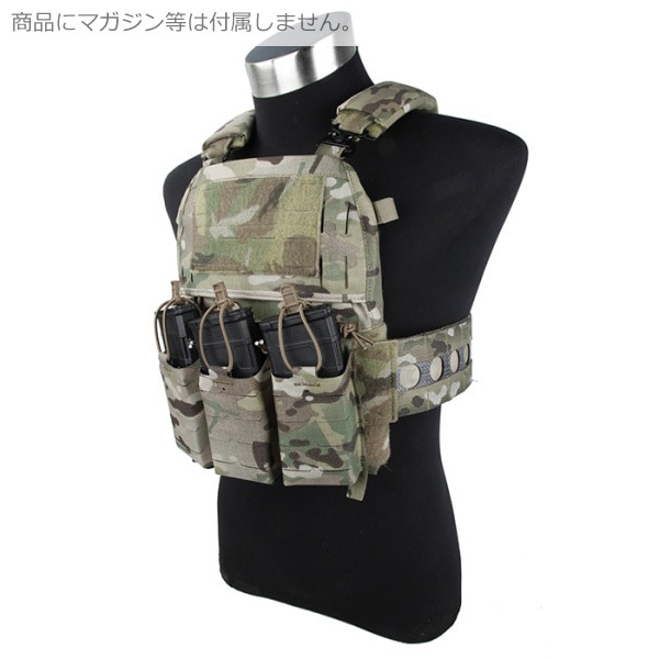 TMC FCPCタイプ プレートキャリア マルチカム実物生地/バックパネル付属 新品 FCPC V5 実物生地使用 バックパネル カンガルーポーチセット