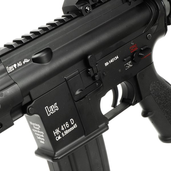 甲HK10556　美品　送料無料　即購入可能　スピード発送　電子レンジ E&C 111E H&K HK416A5 電子トリガー搭載 電動ガン デザート