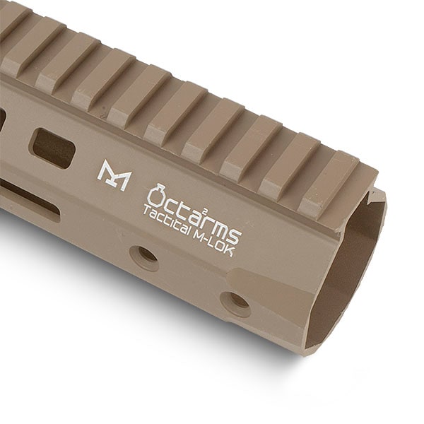 OCTAARMS 15インチ M-Lokシステム ハンドガードセット デザートカラー