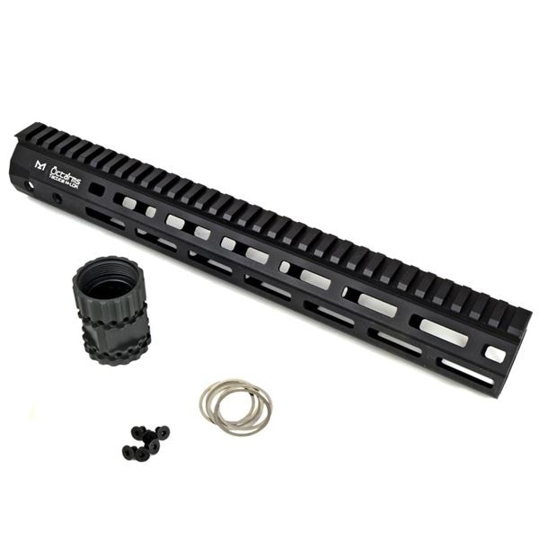 OCTAARMS 13.5インチ M-Lokシステム ハンドガードセット ブラック
