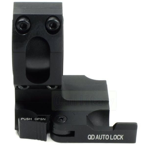 American Defense タイプ 25mm/30mm 径 QD マウントリング BK