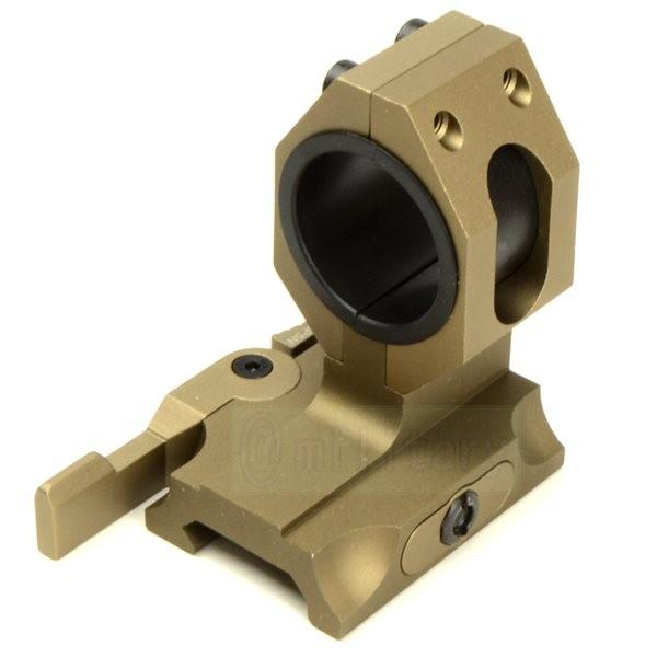 American Defense タイプ 25mm/30mm 径 QD マウントリング DE