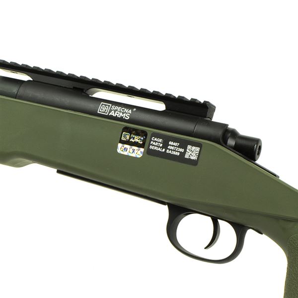 オリーブドラブ ガスガン セミオート Specna Arms SA-S02 M40A3タイプ スナイパーライフル スコープ