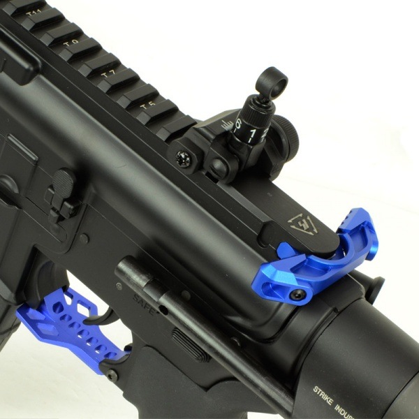 E&C 338E STRIKE GRIDLOK SBR 電子トリガー搭載 電動ガン ブルー