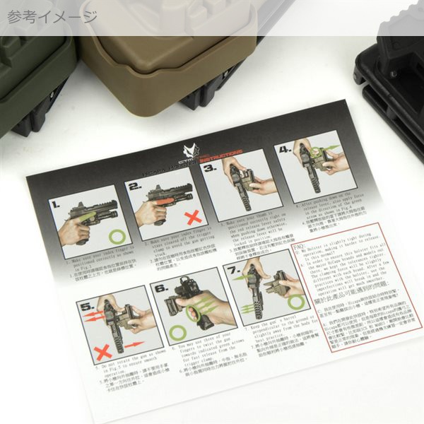 CTM Airsoft オープンホルスター ハイキャパ・ガバメントシリーズ用