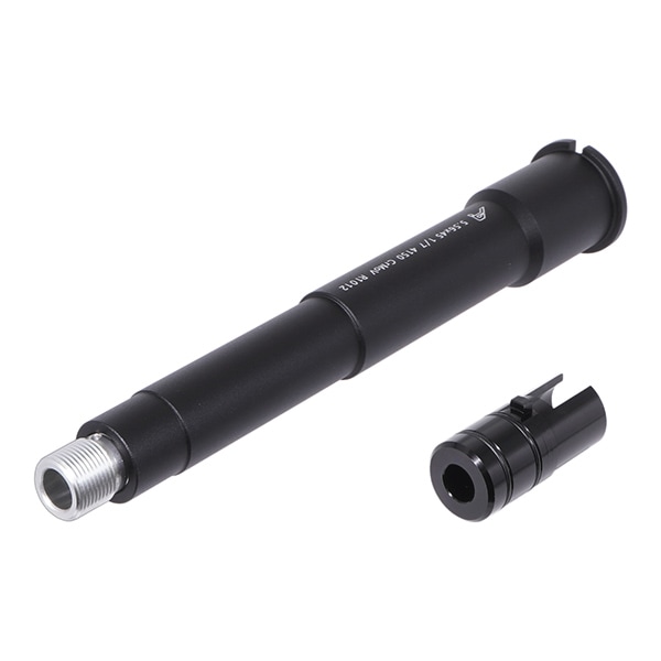 エアガン用　アウターバレル　5.56 NATO1/7 IRON AIRSOFT アルミCNC AERO タイプ 7.5インチ アウターバレルセット