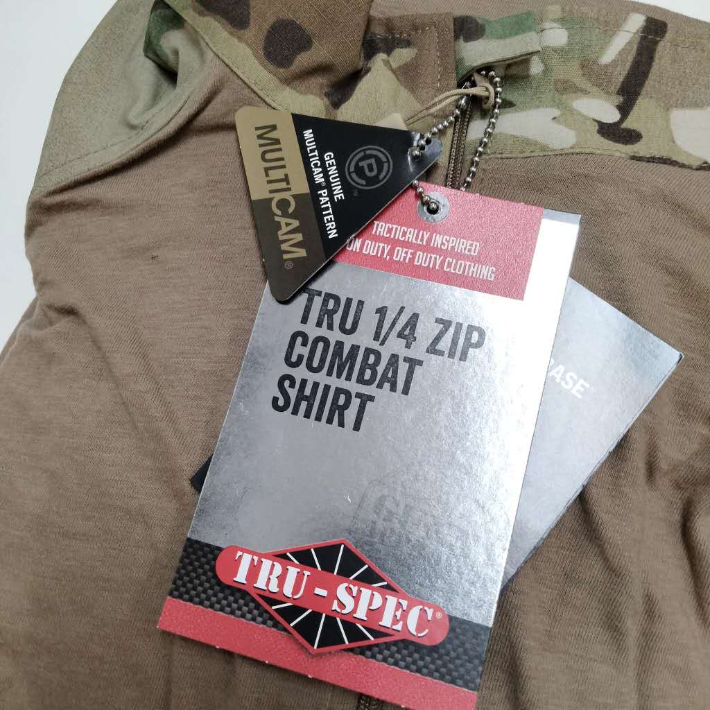 �����̲��ʡ� �ڥ᡼���������������TRU-SPEC 1/4 ZIP COMBAT SHIRT ����Хåȥ���� Multicam�ʥޥ��������º� 005������