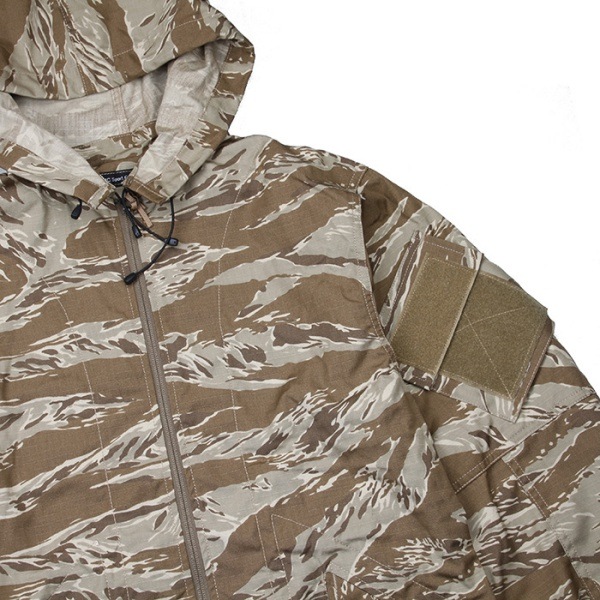 TMC サンドタイガーストライプ 迷彩 フード付 ジャケット