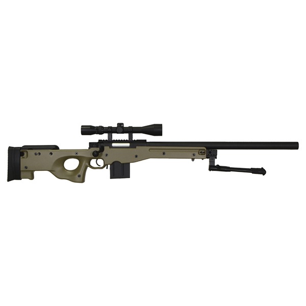 SNOW WOLF L96A1 ボルトアクション エアコッキングガン デザートカラー