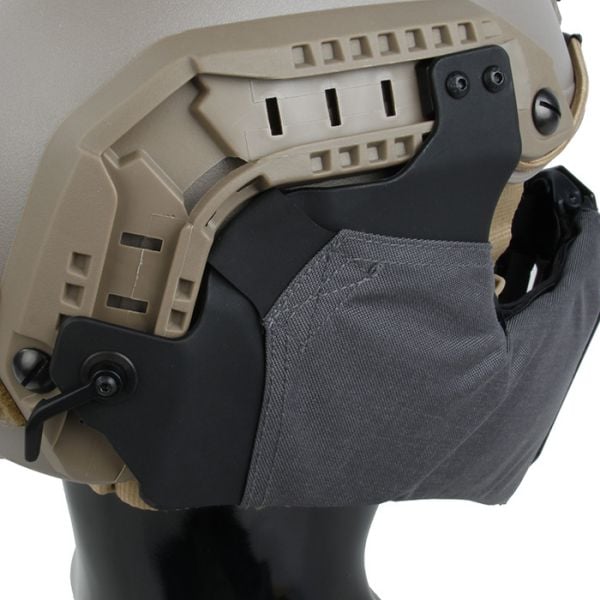 グレー ヘルメットフェイスマスク TMC アンダー ハーフ フェイスマスク for OC Highcut ヘルメット