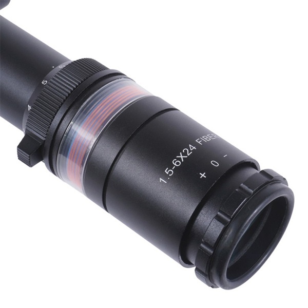 Trijicon TR24 タイプ 1.5-6×24 ファイバー集光 ライフル スコープ