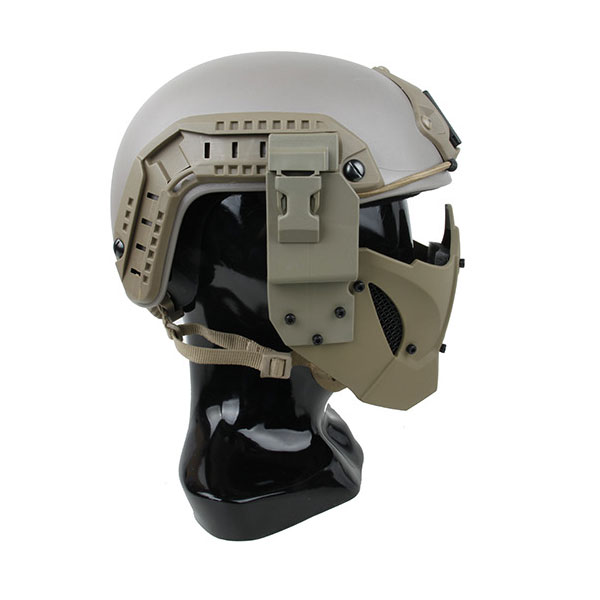 TMC JAY FAST マスク (ヘルメット取付け用アダプター付属) デザート