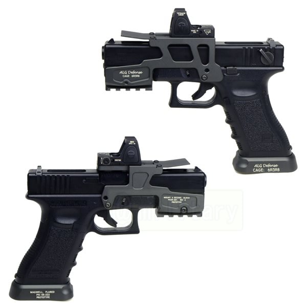 ALG Defense 6-second マウント 特注ホルスター付き ALG Defense 6-second マウント 特注ホルスター付き