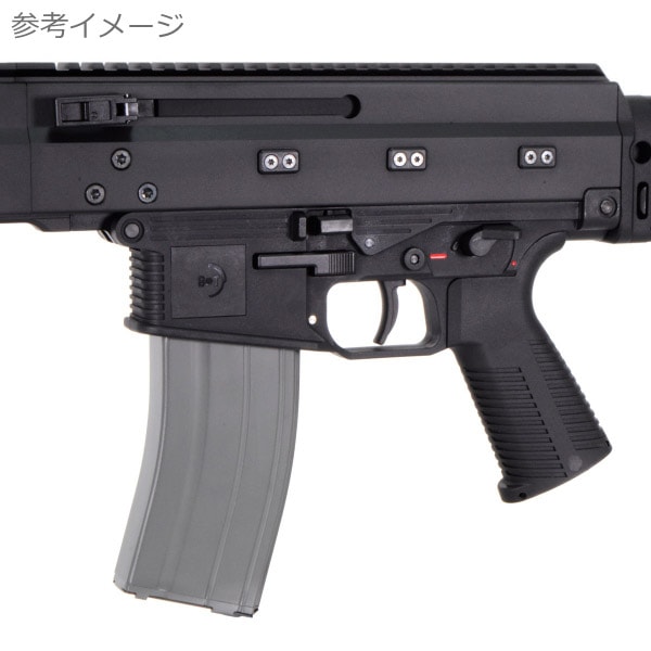 ガスガン ブラックモデルCO-2もマルイ製マガジン使用可 MARUYAMA ISO556 CO2 ガスブローバック ブラック【刻印プレート