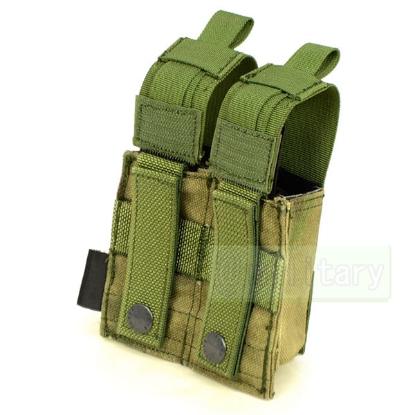 Flyye MOLLE Double 9mm Pistol Magazine Pouch Ver.HP A-TACS FG (A-TACS����ver)