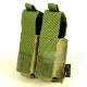 Flyye MOLLE Double 9mm Pistol Magazine Pouch Ver.HP A-TACS FG (A-TACS����ver)