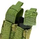 Flyye MOLLE Double 9mm Pistol Magazine Pouch Ver.HP A-TACS FG (A-TACS����ver)