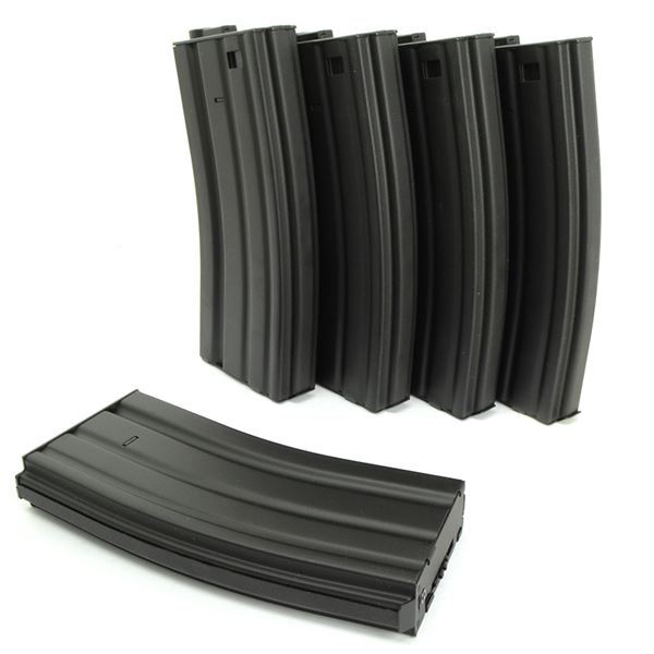 Specna Arms M4/M16用 300連マガジン ブラック 5本セット | エアガン