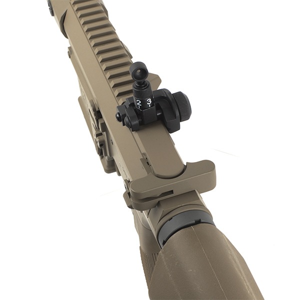 ガスガン&エアガンいろいろ E&C 903E KAC M110K2 電子トリガー搭載 電動ガン デザートカラー