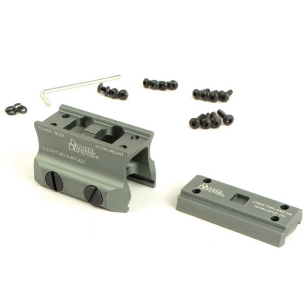 Z&Z Daniel Defense タイプ T1/T2 マイクロマウント グレー | エアガン